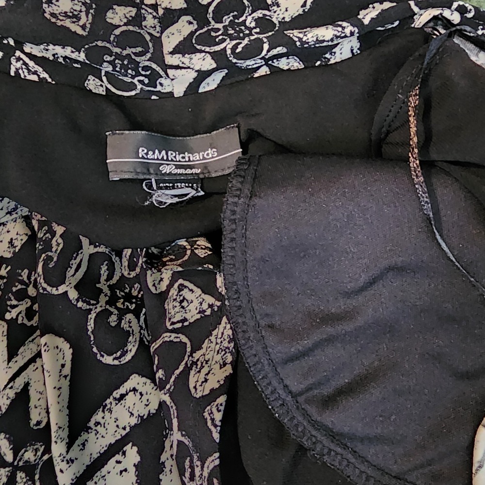 Vintage R&M RICHARDS Size 3X Layered Sheath Dress Attached Jacket‎ Long Sleeve - Picture 10 of 10